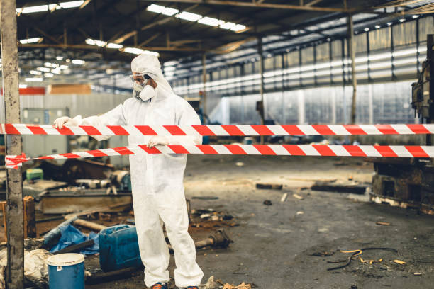 Professional Biohazard technician working in Brownsburg, IN